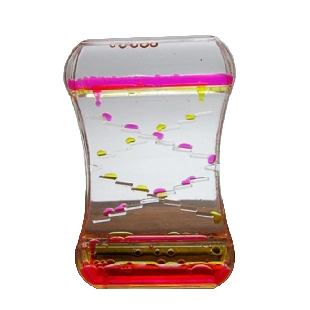 HOT SALES！！！New Arrival Drip Oil Hourglass Liquid Motion Bubble Timer Desk Decor Kids Toy Birthday Gift Wholesale Dropshipping 3