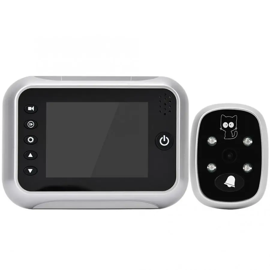 3,5 дюймовый ЖК-дисплей Видимый Интеллектуальный 2MP HD электрический дверной звонок Дверной Просмотр камера безопасности дверной глазок с камерой