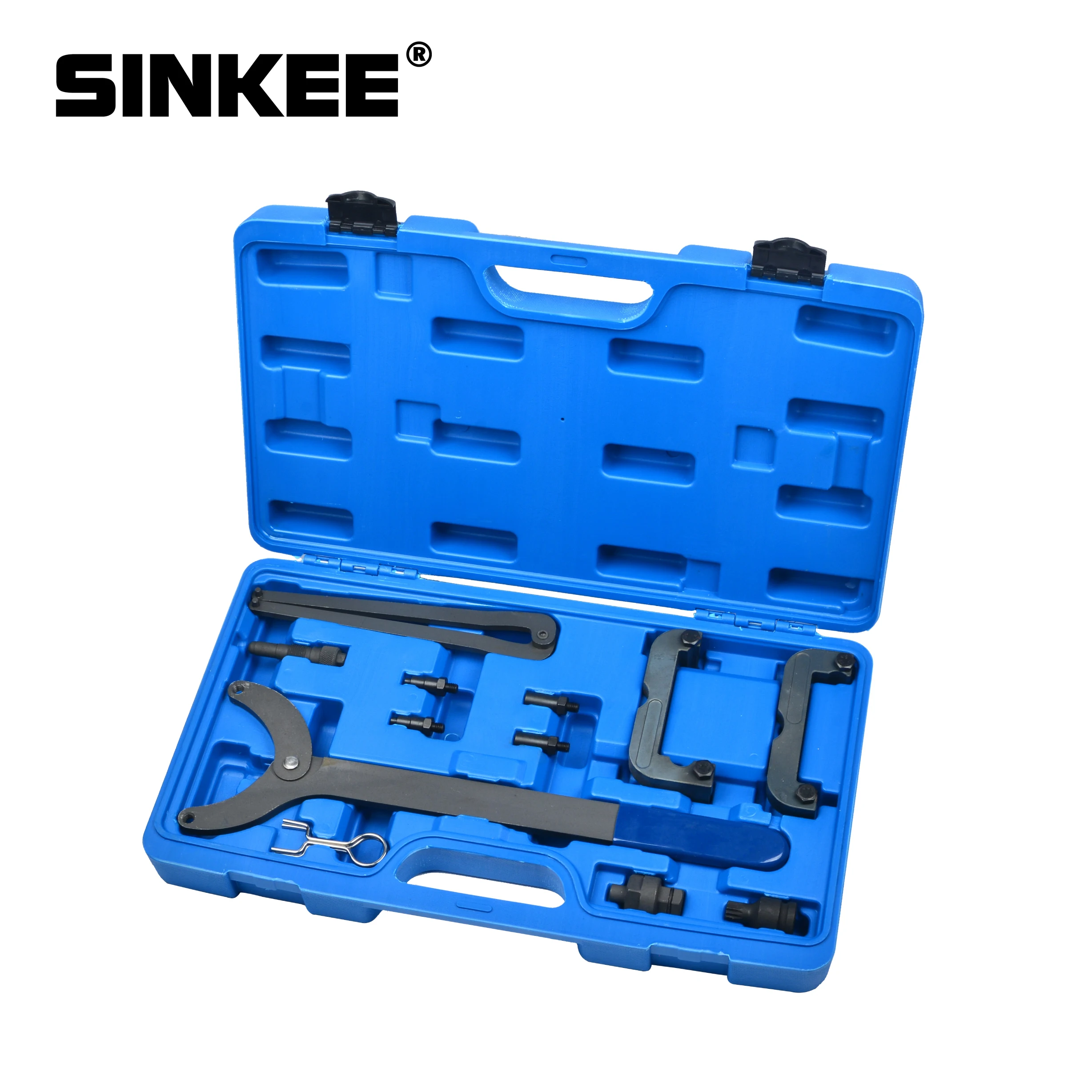 US $79.20 For VAG VW AUDI Engine Chain Timing Locking Tool Set A4 A5 Q5 A6 A8 20 28 30 TFSI SK1032