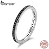 2022 TOP SALE Authentic 925 Sterling Silver 2 Colors Dazzling CZ Stackable Rings for Women Wedding Jewelry Mother Gift SCR114 ► Photo 1/6