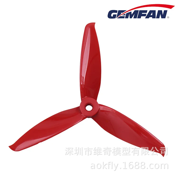Gemfan Цянь feng(Лея фенг) 5152s с высоким уровнем Скорость пропеллер с видом от первого лица с помощью станок четырехосный 5-дюймовый трилистника весло стойкость от ударов при падениях взорваться 1 сумка 2-o