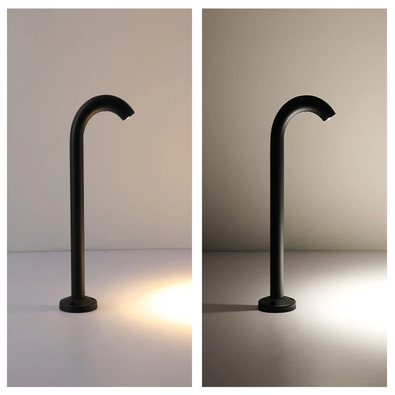 5W LED Jard&iacute;n C&eacute;sped L&aacute;mpara Simple Moderno Aluminio Exterior Impermeable Pasillo Patio Villa Paisaje Pilar C&eacute;sped L&aacute;mpara led lamp