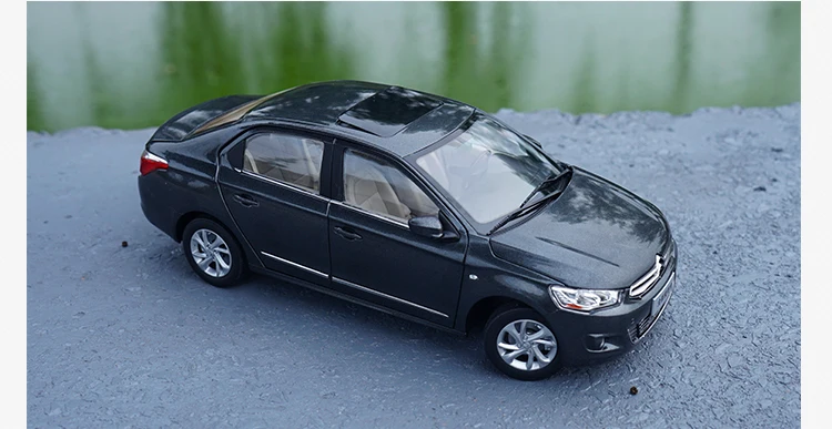 Оригинальная коробка 1:18 Высокая тщательно Citroen новая Elysee сплавочная модель автомобиля статические металлические модели автомобилей для Коллекционные вещи подарок