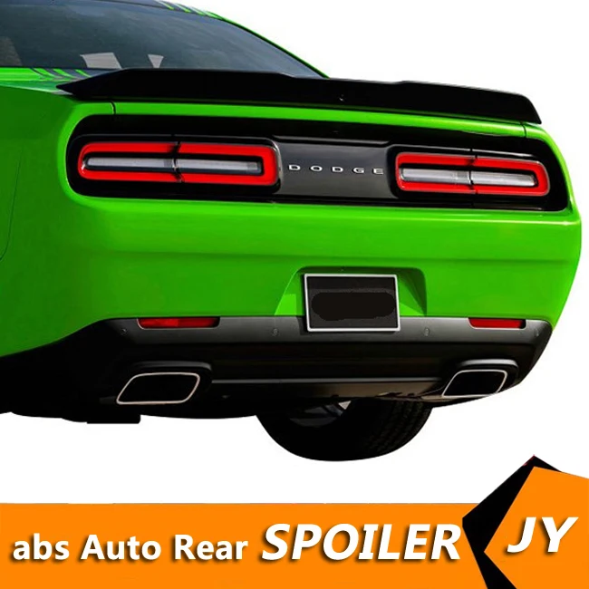 Для Dodge Challenger спойлер 2015 2018 высокое качество абс материал заднее крыло автомобиля