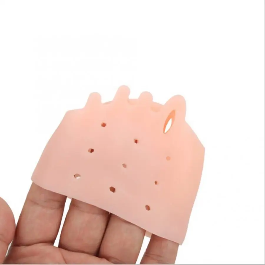 1 пара Силикагель средство от мозолей Hallux корректор для косточки на ноге 5 отверстий фиксированная защита для пальцев