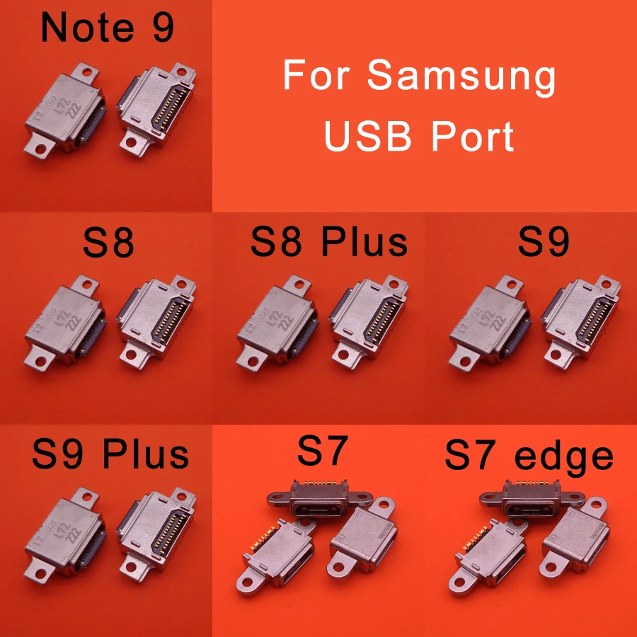 2pcs Für Samsung Galaxy S7 / S7 Rand/S8/S8 Plus / S9 / S9 Plus USB lade