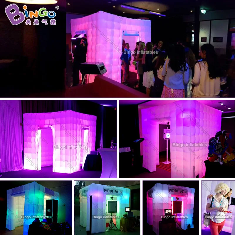 Portable 2.4mH Inflatable Photo Booth With Color Changing LED Lighting - BG-T0112 6