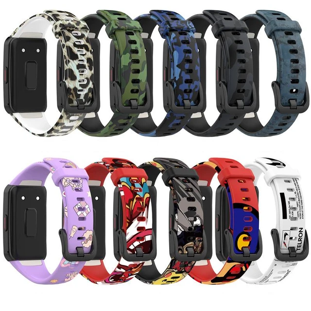 Watchband For Huawei Band 7 Strap Silicone Sport Replacement Bracelet  Wristband For Huawei Band7 correa Smartwatch Accessories - AliExpress