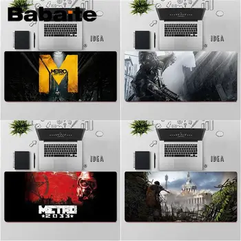 

Babaite Top Quality Metro 2033 Locking Edge Mouse Pad Game Free Shipping Large Mouse Pad Keyboards Mat