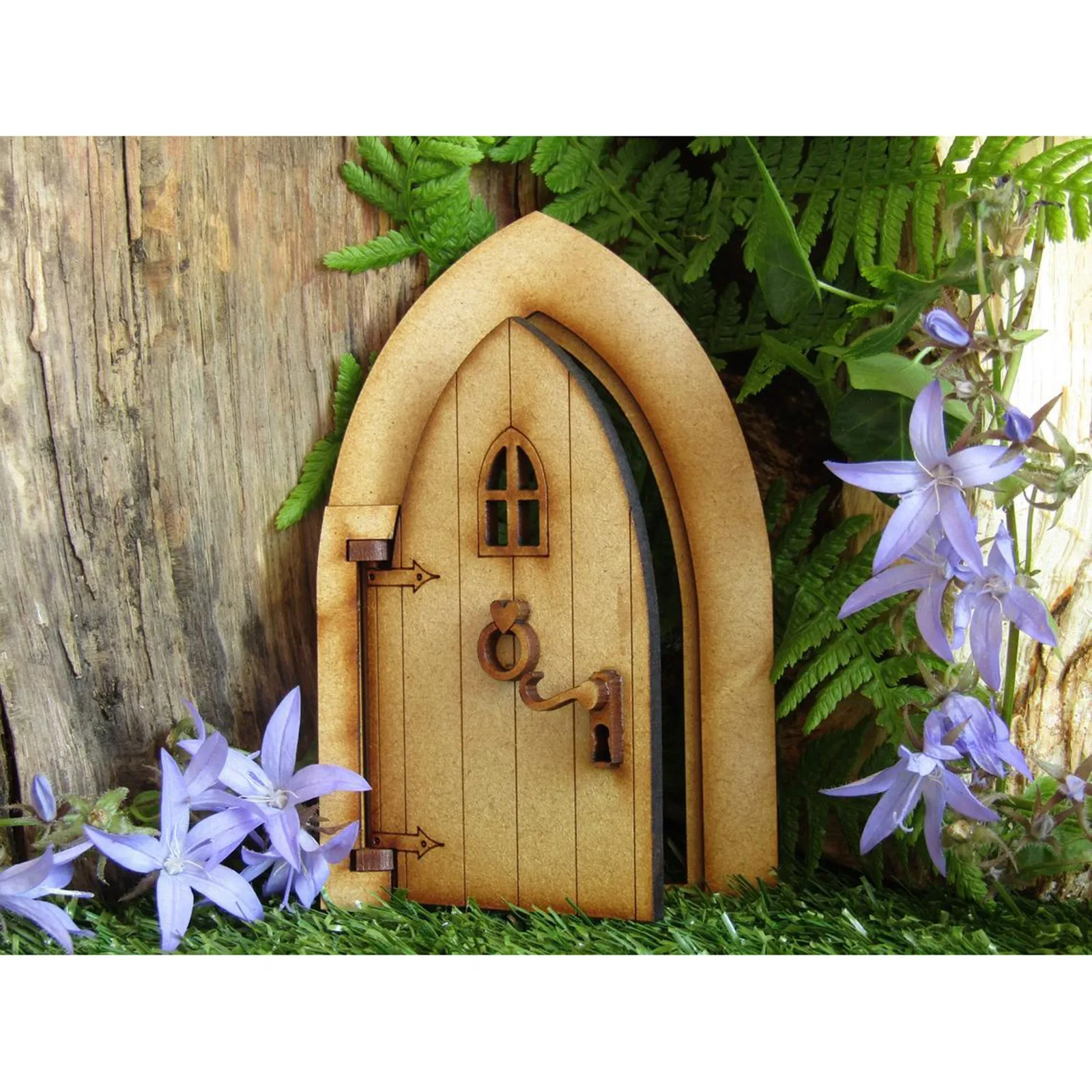 3D Wooden Fairy Mini Door DIY Assembly Kit Simulation Craft Miniature Garden Decoration Vintage Elf Gifts 2021 New | Дом и сад