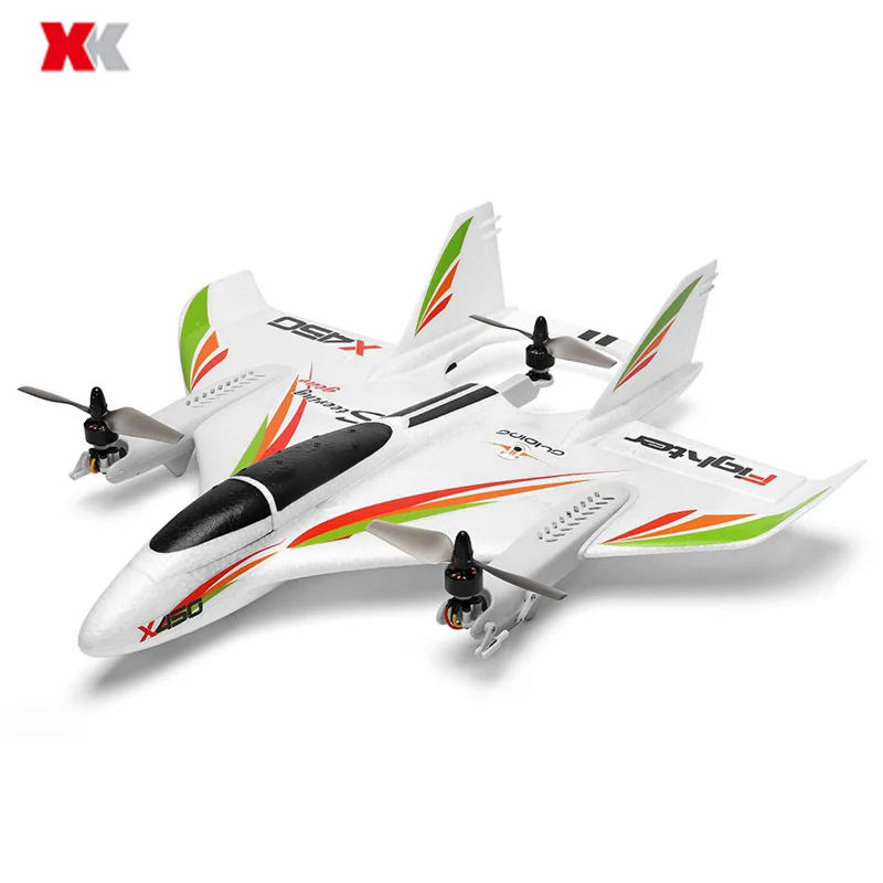 XK X450 VTOL 2,4G 6CH EPO 450 мм размах крыльев 3D/6G режим переключаемый Аэробика RC Самолет RTF