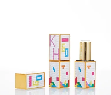 tetris 10 Вт, 30 Вт, 50 шт. мессенджер через плечо на магнитной застежке Труба Квадратная пустые перезаправляемые под губную помаду 12,1 мм DIY домашнее Материал коробка для хранения косметики контейнер помады - Цвет: tetris