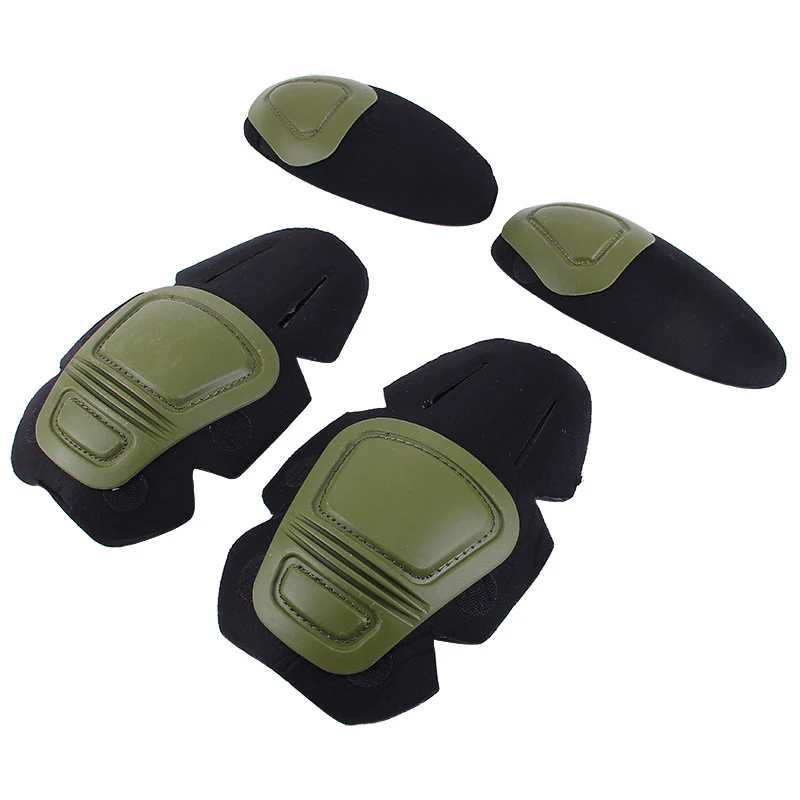 Military Tactical g2 g3 Suit Knee Pads & Elbow Support Paintball Airsoft Kneepad Interpolated Knee Protector Set