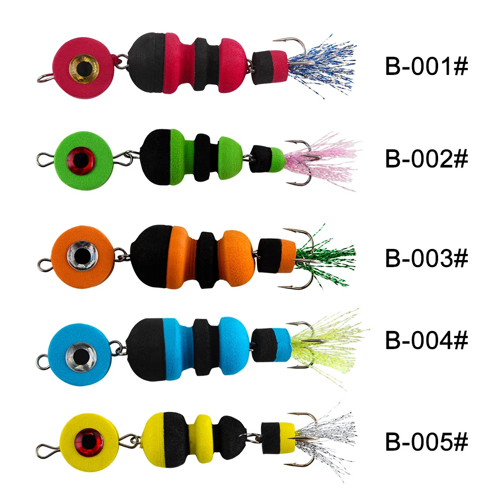 FISH KING Mandula Fishing Lure Soft Lures Foam Bait Swimbait Wobbler Bass Pike Lure With  Insect Artificial Baits Pesca