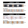 WS2812B WS2811 WS2813 WS2815  30/60/pixels/leds/m RGB LED Strip Individually Addressable Tape Light IP30/IP65/IP67 DC5V DC12V ► Photo 2/6