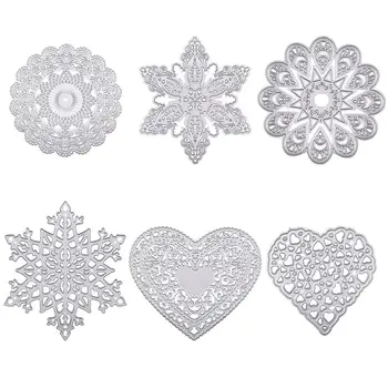 

1 Set Flower Metal Cutting Dies Stencils Decorative Embossing DIY Paper Card