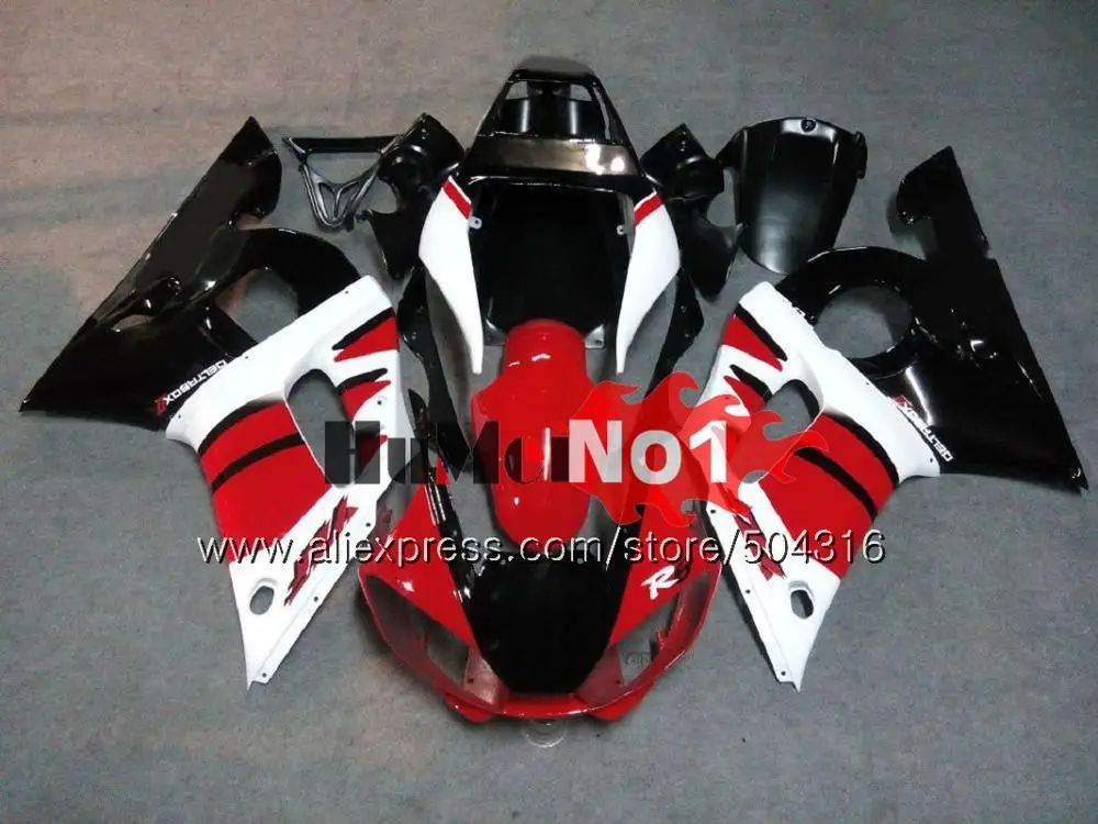 No. 13 R 6 для YAMAHA YZF R6 YZF600 YZF 600 YZF-600 4MC. 20 YZF-R6 1998 1999 2000 2001 2002 YZFR6 98 99 00 01 02 Обтекатели синего и белого цвета - Цвет: No. 13