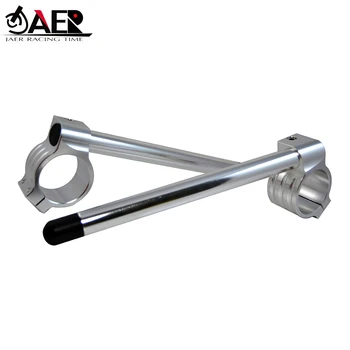

JAER Motorcycle Handlebar Adjustable CNC 35mm Clip On Fork Handle Bar for Yamaha XT200 XT250 TZ250 RZ350 TZ350 SR500 XS 400 500