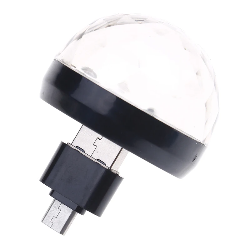 Мини 4 Вт USB цветной светодиодный диско светильник для сцены фонарь вечерние НКИ