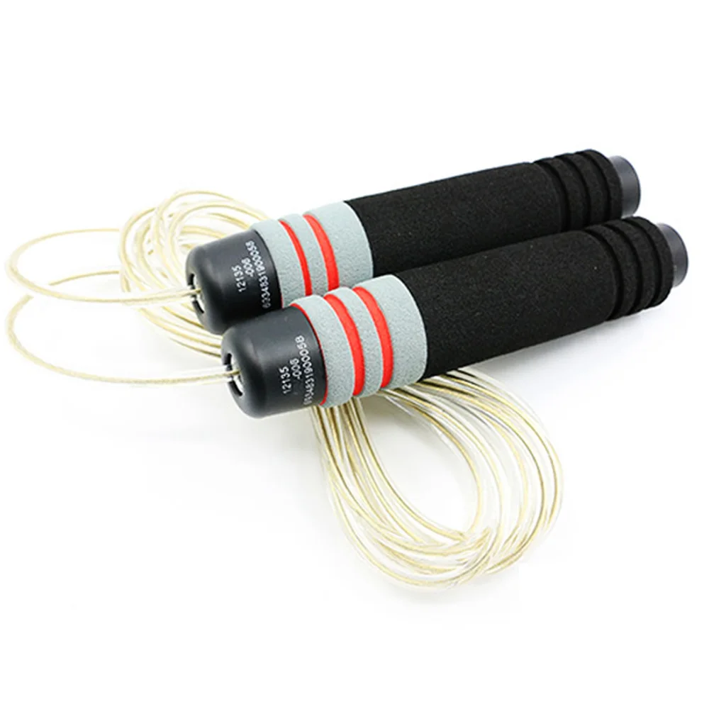 

Foam handle speed Wire bearing jump rope Warming up before exercise coordination fat burning