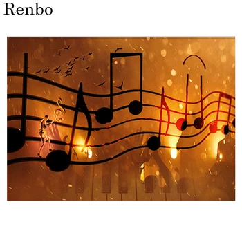 

gifts for the new year 2020 Abstract Music Note Full square diamond painting embroidery rhinestone mosaic diamond inlaid
