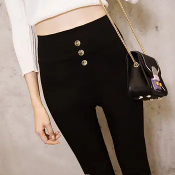 

NUNU 2020 new High Waist Stretch pants Slim Pencil Trouser Women Clothing Pants Sexy Women Lady elastic Skinny Pants S-3XL C3