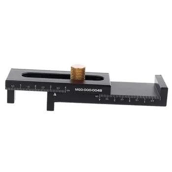 

5-40mm Woodworking Mini Gauge Aluminum Alloy Depth Measuring Sawtooth Ruler Marking Gauge Measuring Tools
