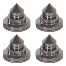 4 шт./компл. коническая прокладка чистый ударопрочный Спайк пол домашний ноготь встречи звук громкий открытый анти вибрации стойки для динамиков