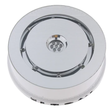 

Electric Rotating Display Stand Mirrored Display Turntable Remote Control