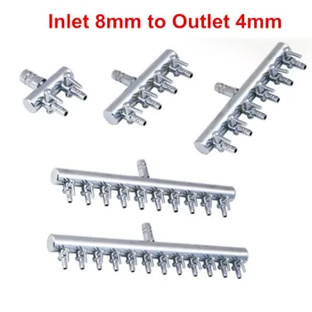 

Stainless Steel Aquarium Air Splitter Fish Tank Air Flow Control Valve Divider For Air Pump Accessories 8mm Inlet 4mm Outlet