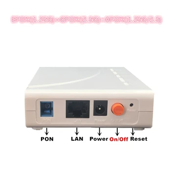 

ONU EPON 1.25G GPON 2.5G XPON(1.25g/2.5g)ONU with FTTH NETWORK onu wifi modem 10/100/1000M RJ45 FOR OLT switch