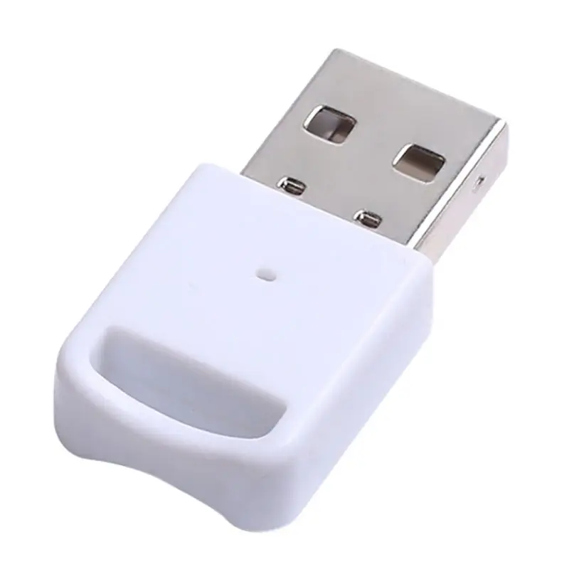 Белый Портативный USB Bluetooth адаптер передатчик беспроводной мобильный компьютер hifi динамики гарнитуры адаптер BT приемник - Цвет: Белый