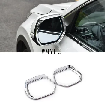 

Rain Eyebrow Sticker Trim Cover Chrome Car Exterior Accessories ABS For Honda CRV CR-V 2012- 2019 2020 rearview Mirror Block