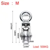 304 U Type Stainless Steel Pulley Wire Rope Traction Fixed Pulley Lifting Single Bearing 500-1000kg Rotatable Lifting Ring Q-274 4