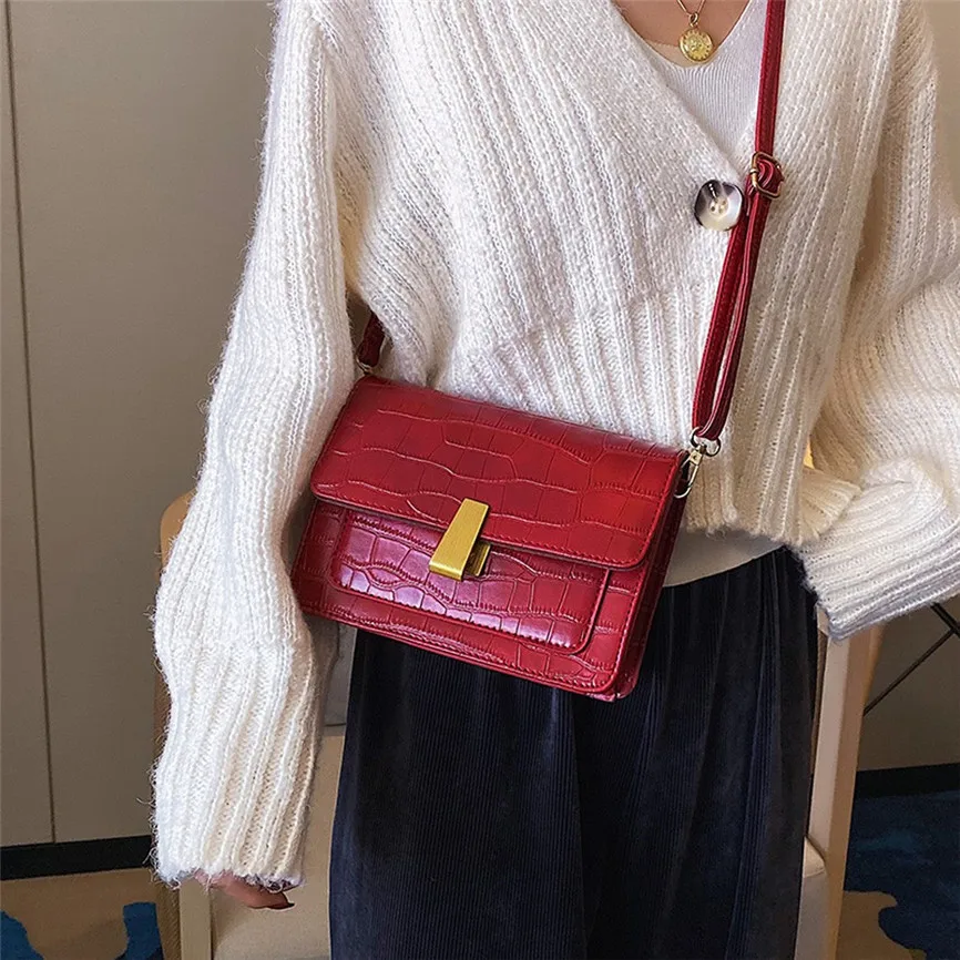 Дизайнерская сумка для женщин, трендовая Большая вместительная кожаная сумка на плечо, Высококачественная сумка-мессенджер, маленькая квадратная новая сумка bolsa feminina 20