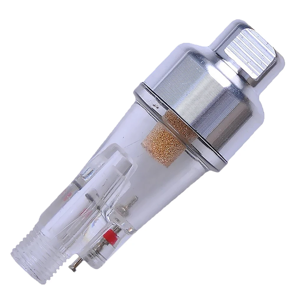 Mini Air Spray Airbrush Pen Filter Moisture Water Trap Spray 1/8