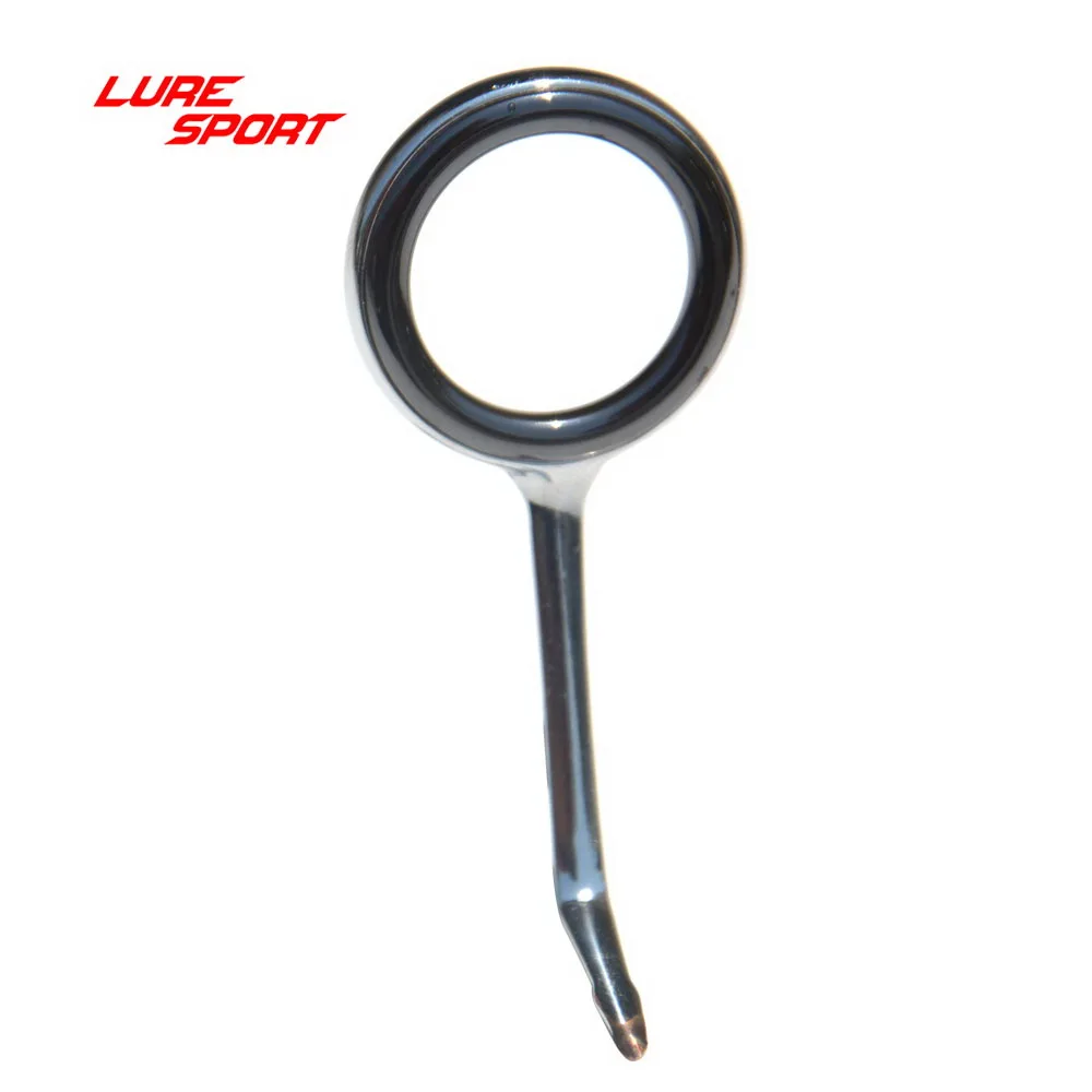 Серебристая вогнутая рама LureSport ATG черное кольцо Сик для удочки форели пруда