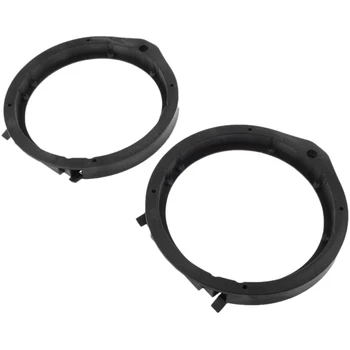 

2Pcs Black 6.5 inch Car Speaker Mounting Spacer Adaptor Rings for Honda Civic Accord Crv Fit City