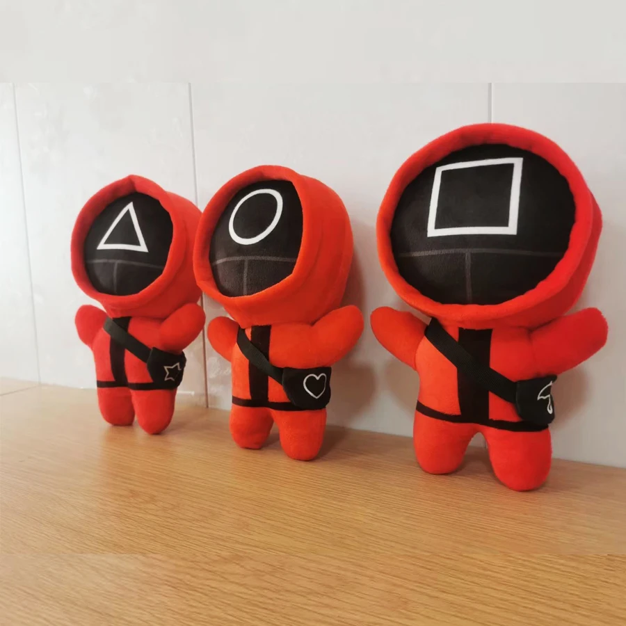Игра кальмар плюшевая игрушка кукла кавайные плюши корейский Забавный