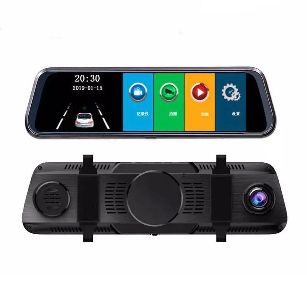 

Streaming Driving Recorder Plastic G-Sensor Video Tachograph Hd Matte Night Vision 10 Inch Driving Recorder 1 Set