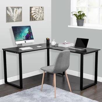 

Modern Home Office Furnitures U_style L-Shape Computer Desk Computer Table Office Desk Wooden Laptop Table Study Corner Table