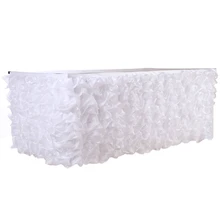 Новинка, настольная юбка для банкета, свадьбы, отеля, украшение стола, высокое качество, Настольная юбка s, для вечеринки в честь Дня рождения, аксессуары для стола