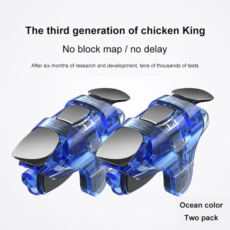 Metal ABS For PUBG Game Controller Mobile Phone Gamepad Mobile Joystick Trigger Aim Shooting L1 R1Key Button For IPhone 