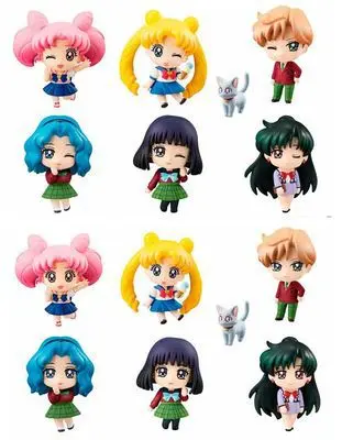 

20 Anniversary 6-Pretty Girl Warrior Academy Life Article Eyes Eye-closed Capsule Toy Doll Garage Kit