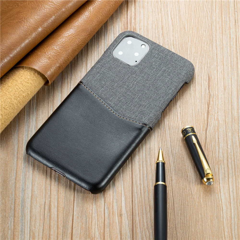 Чехол для Iphone 11 роскошный тонкий легкий кожаный чехол из мягкой ткани Pro Max 11pro с