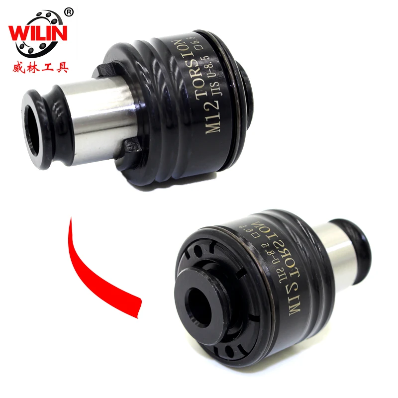 Pneumaitc инструменты нарезающий станок ударный ВОЗДУШНЫЙ ВИНТ ВОДИТЕЛЯ собирает патрон Размер JIS M3-M16 цена за 1 шт. с защитой от перегрузки