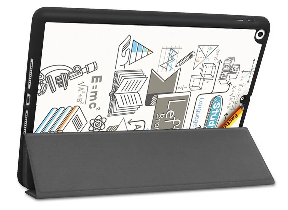 MTT чехол с граффити для iPad 7th Gen 10,2 дюймов Мягкий ТПУ задняя крышка из искусственной кожи откидной смарт-чехол 10,2 ''чехол для планшета A2197 A2198