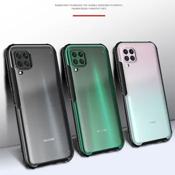 

Phone Case for Huawei P40 Lite Nova 7i Cover Soft TPU Silicone Frame Translucent Frosted PC Matte Case for Huawei Nova 7i 6 SE