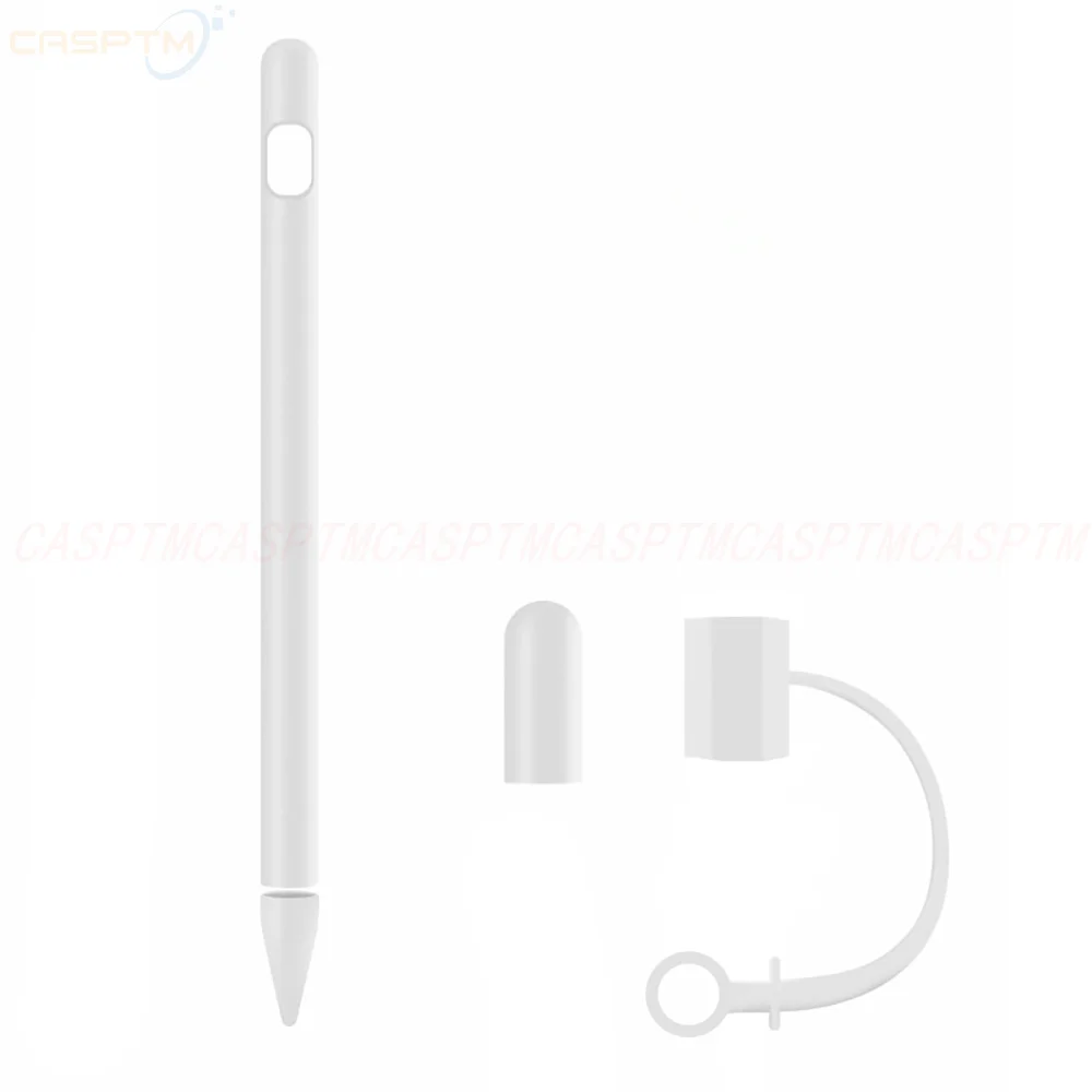 4 в 1 силиконовый чехол для Apple Pencil 1 аксессуары чехол для iPad планшета стилус чехол анти-потеря рукав - Цвета: 05