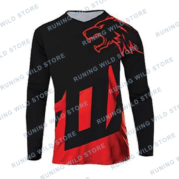 

2020 DH Motocross larga a Cross-country montar de verano manga en motocicleta cuesta abajo Jersey mtb mo cycling jersey